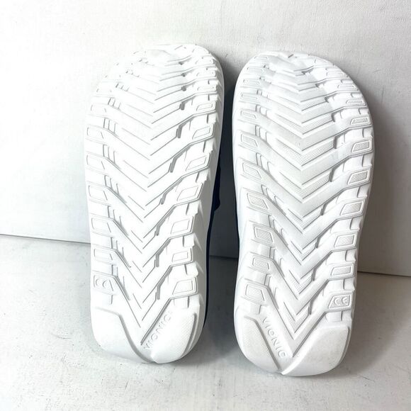 Vionic Slides Womens 10 Chunky Slip On Summer Sandal Blue Synthetic Mens 8.5 New - Picture 11 of 11